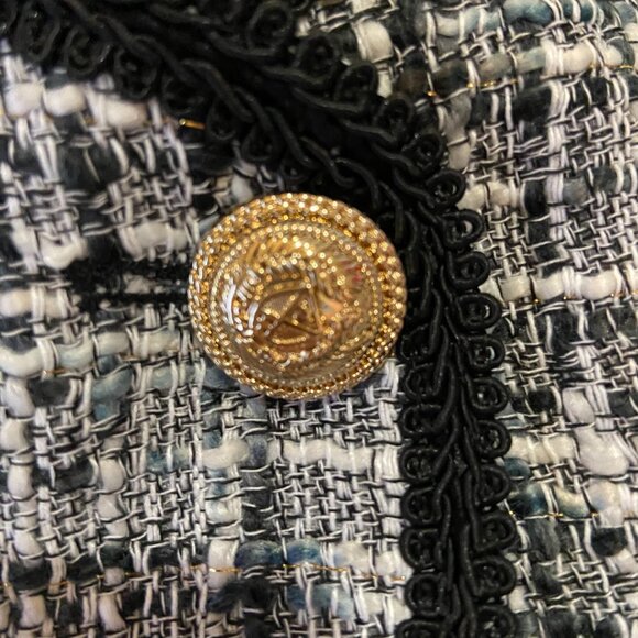 🥼🥼Cicy Bell Womens Cropped Tweed Blazer Small NWOT - Picture 10 of 12